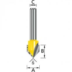 ##FRAISE CHANFREIN 45 Q6 MAKITA - D09385