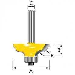 FRAISE A PROFILER D34.9 Q8 MAKITA - D11586