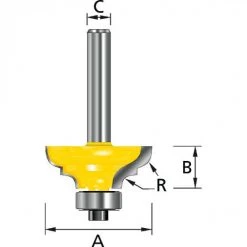 FRAISE A PROFILER D31.8 Q8 MAKITA - D11617