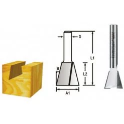 FRAISE QUEUE ARONDE Q12 D25,4 MAKITA - D48103