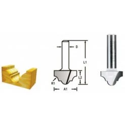 FRAISE DOUCINE Q 12 DIA 25,4 MAKITA - D48228