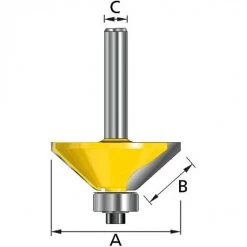 FRAISE CHANF+RLT Q8 D34,9 A45 MAKITA - D48692