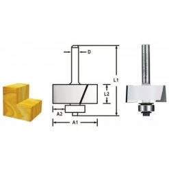 FRAISE FEUILLUR+RLT Q8 D31,8 MAKITA - D48739