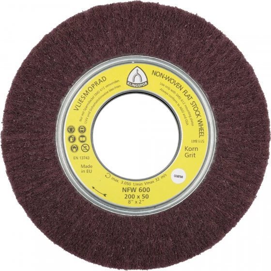 3 Roues à Lamelles Texture VW NFW600 VFS VF 165X50 KLINGSPOR - 258900 3 3 Roues à Lamelles Texture VW NFW600 VFS VF 165X50 KLINGSPOR - 258900